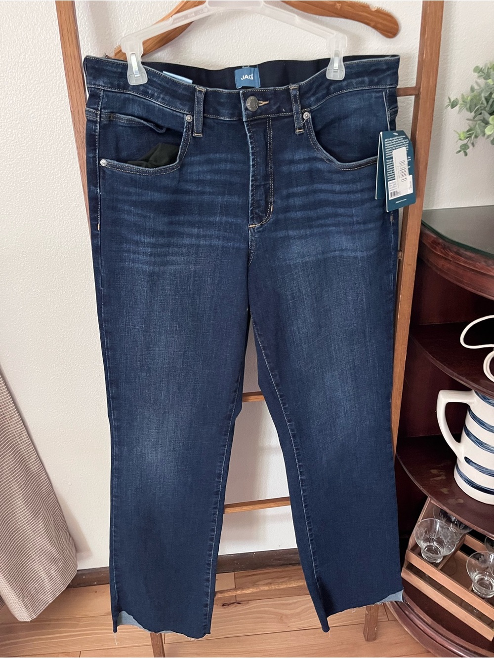 Jag Jeans Dark Blue Straight-Leg Jeans
